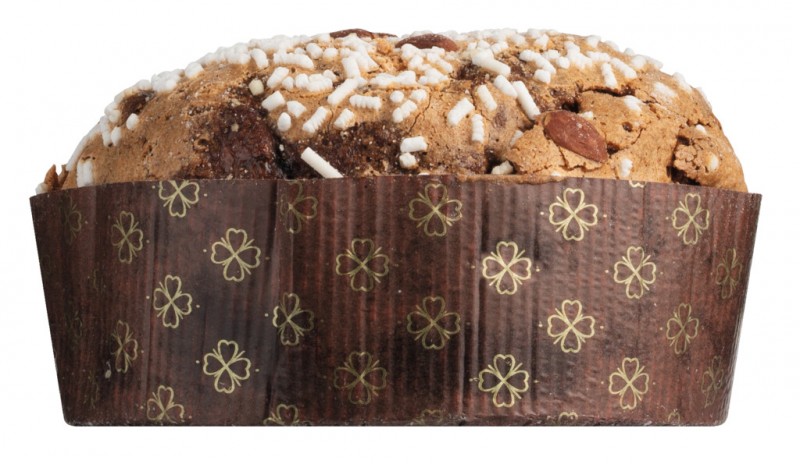 Panettone, bizcocho de levadura sin gluten y sin gluten. m. fruta. y pasas, Galup - 400g - Pedazo Panettone, bizcocho de levadura sin gluten y sin gluten. m. fruta. y pasas, Galup - 400g - Pedazo