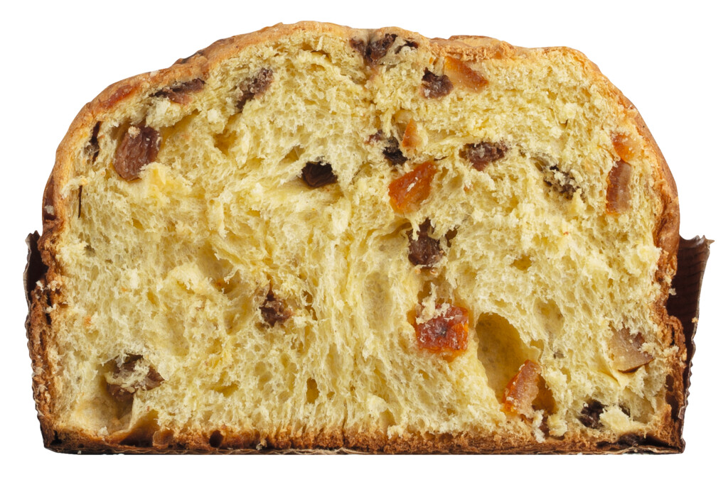 Panettone tradizionale, prajitura de drojdie cu sultane si portocale confiate, Viani - 500 g - Bucata Panettone tradizionale, prajitura de drojdie cu sultane si portocale confiate, Viani - 500 g - Bucata