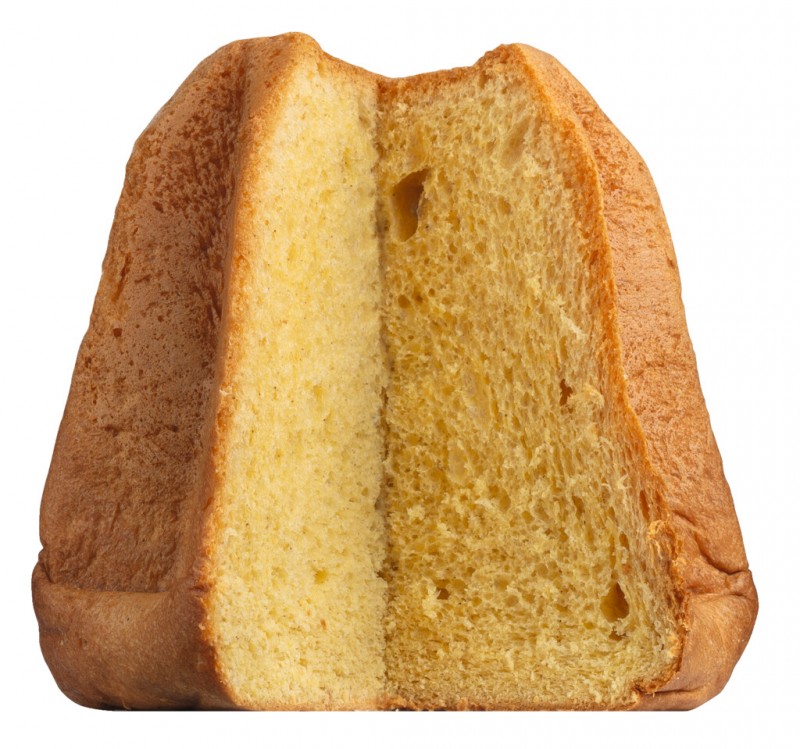 Pandoro tradizionale, pastel de levadura con pasta de piel de limon confitada, Olivieri 1882 - 750g - Pedazo Pandoro tradizionale, pastel de levadura con pasta de piel de limon confitada, Olivieri 1882 - 750g - Pedazo