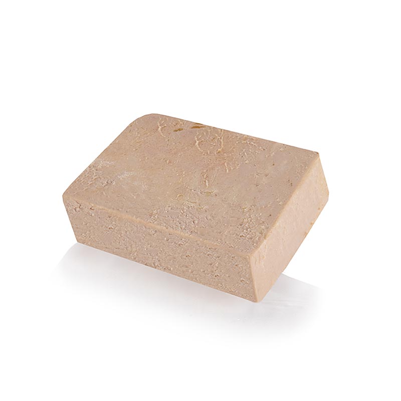 Bloco de figado de ganso, com pedacos, foie gras, trapezio, semiconservado, rougie - 500g - Concha PE Bloco de figado de ganso, com pedacos, foie gras, trapezio, semiconservado, rougie - 500g - Concha PE