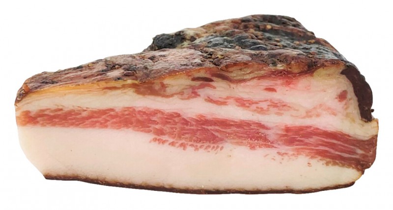 Guanciale od slamnate svinje, Guanciale from straw pig, Genuss Gruber - cca 300 g - kg Guanciale od slamnate svinje, Guanciale from straw pig, Genuss Gruber - cca 300 g - kg
