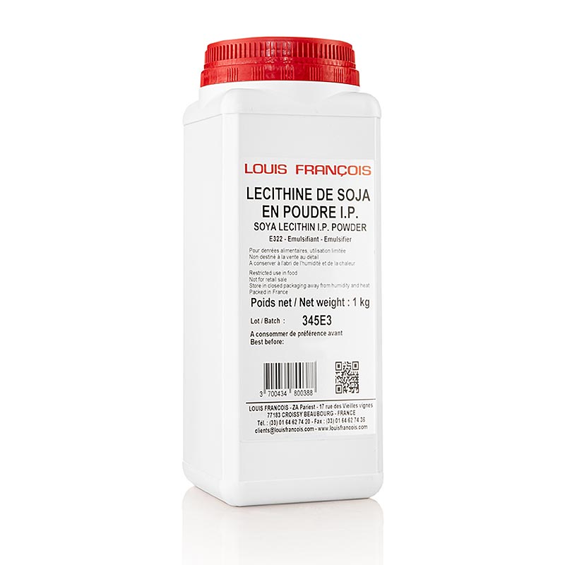 Sojalecithin - Emulgator, in Pulverform, E322 - 1 kg - Dose Sojalecithin - Emulgator, in Pulverform, E322 - 1 kg - Dose