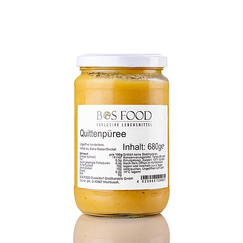 Quitte, fein passiert - 680 g - Glas Quitte, fein passiert - 680 g - Glas