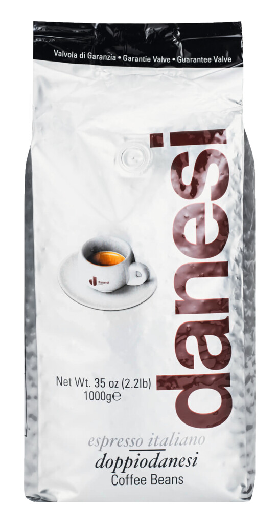 Doppio - Danesi, in grani, 100% Arabica, cijeli grah, Danesi - 1000 g - vrecica