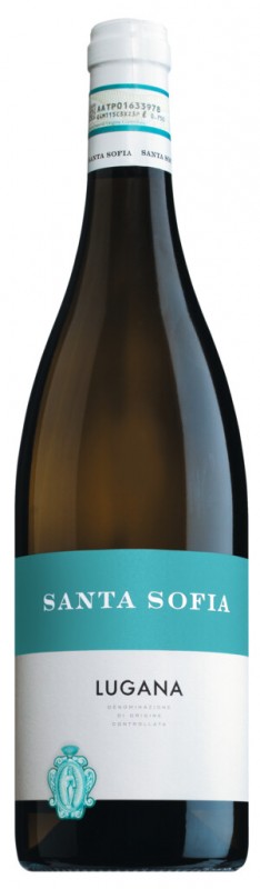 Lugana DOC, biele vino, ocel, Santa Sofia - 0,75 l - Flasa Lugana DOC, biele vino, ocel, Santa Sofia - 0,75 l - Flasa