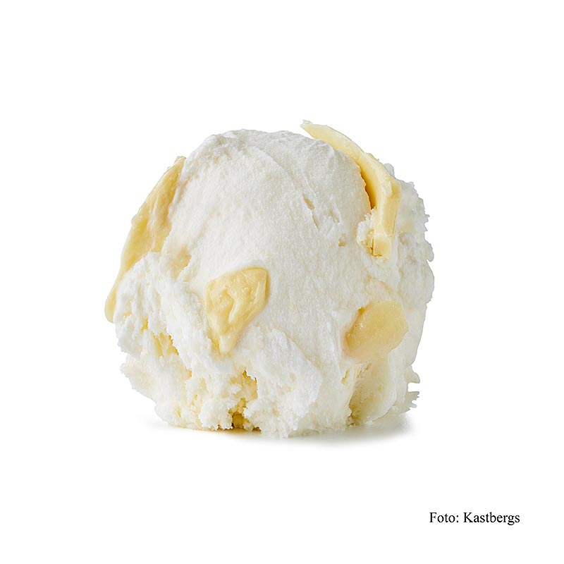 Kastbergs - Witte chocolade-ijs - 5 liter - PE-schaal Kastbergs - Witte chocolade-ijs - 5 liter - PE-schaal