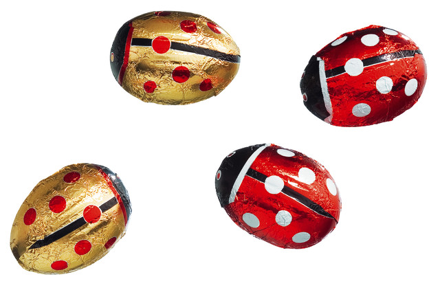 Coccinelle di cioccolato, sfuse, chocolate ladybug, assorted, loose, caffarel - 1,000 g - bag