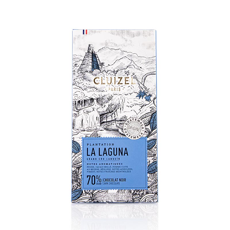 Coklat ladang La Laguna 70% pahit, Michel Cluizel (12121) - 70g - kotak Coklat ladang La Laguna 70% pahit, Michel Cluizel (12121) - 70g - kotak