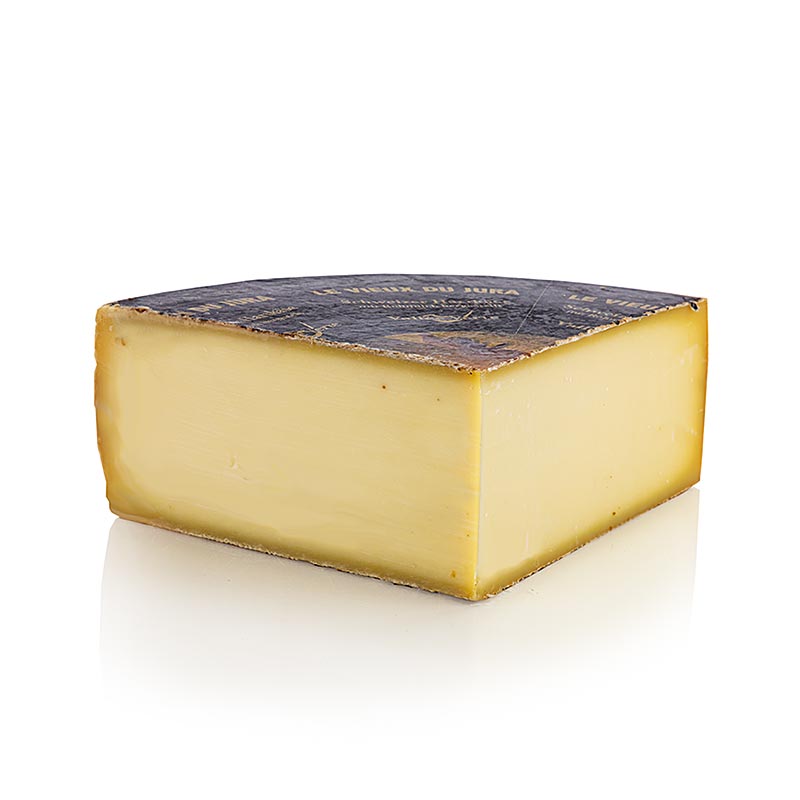 Le Vieux du Jura, fromage suisse au lait cru a pate dure, quart de meule, BIO - environ 1,75 kg - film Le Vieux du Jura, fromage suisse au lait cru a pate dure, quart de meule, BIO - environ 1,75 kg - film
