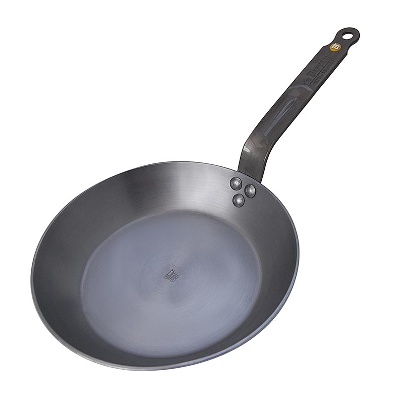 deBUYER Mineral B element iron pan Lyonnaise, Ø 28cm, 4cm high - 1 pc - carton