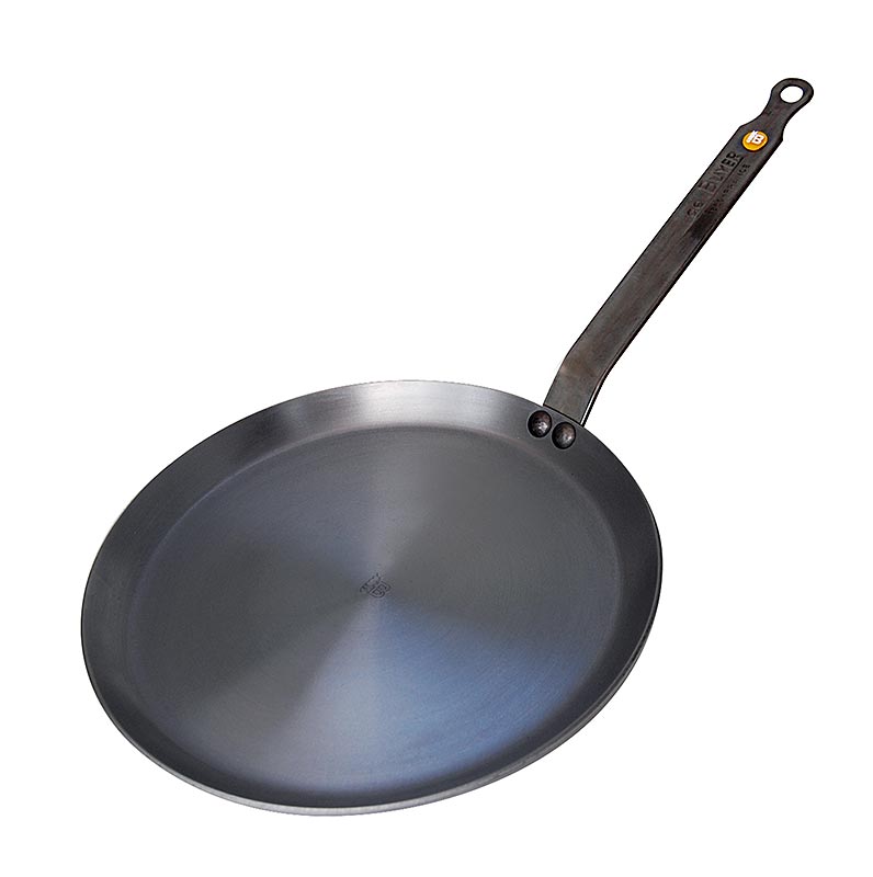 deBUYER Mineral B Element iron pan pancake, Ø 26cm, 1.5cm high - 1 pc - carton