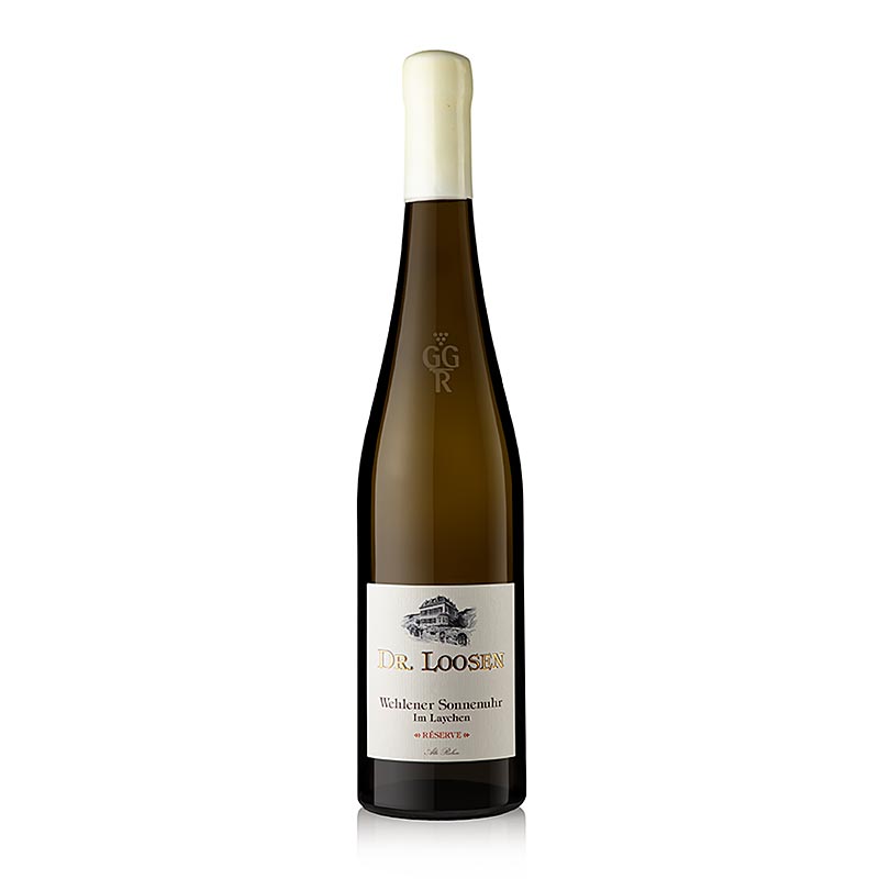 2018 Wehlener Sonnenuhr Riesling GG Reserve, thurrt, 13% rummal, Dr.Loosen - 750 ml - Flaska 2018 Wehlener Sonnenuhr Riesling GG Reserve, thurrt, 13% rummal, Dr.Loosen - 750 ml - Flaska