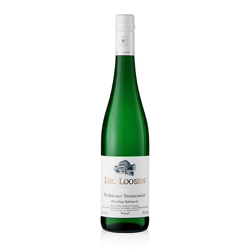 2023 Wehlener Sonnenuhr Riesling, zoet, 8,5% vol., Dr.Loosen - 750 ml - Fles 2023 Wehlener Sonnenuhr Riesling, zoet, 8,5% vol., Dr.Loosen - 750 ml - Fles