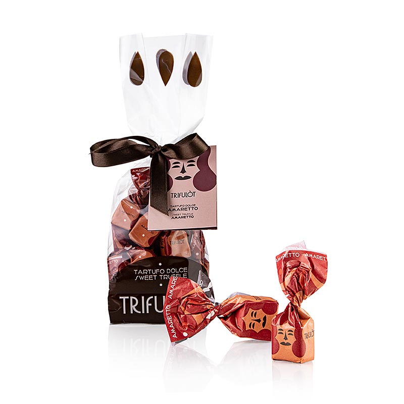 Tartuflanghe - trifulot - pralines de tofona Alba mini, Amaretto (vermell) - 180 g - bossa