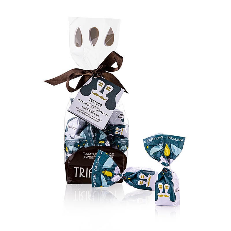 trifulot - pralines de tofona Alba mini, tofona d`estiu (verd verd), 180 g, Tartuflanghe - 180 g - bossa