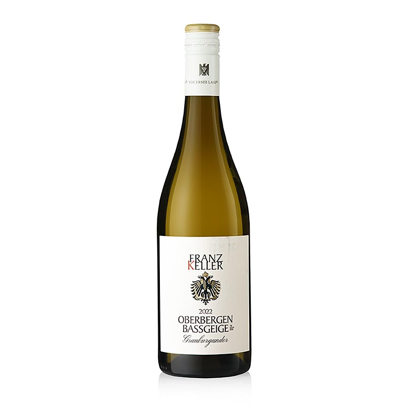 2022 Oberbergener Bassgeige Grauburgunder, wytrawne, 13% obj., Franz Keller - 750 ml - Butelka 2022 Oberbergener Bassgeige Grauburgunder, wytrawne, 13% obj., Franz Keller - 750 ml - Butelka