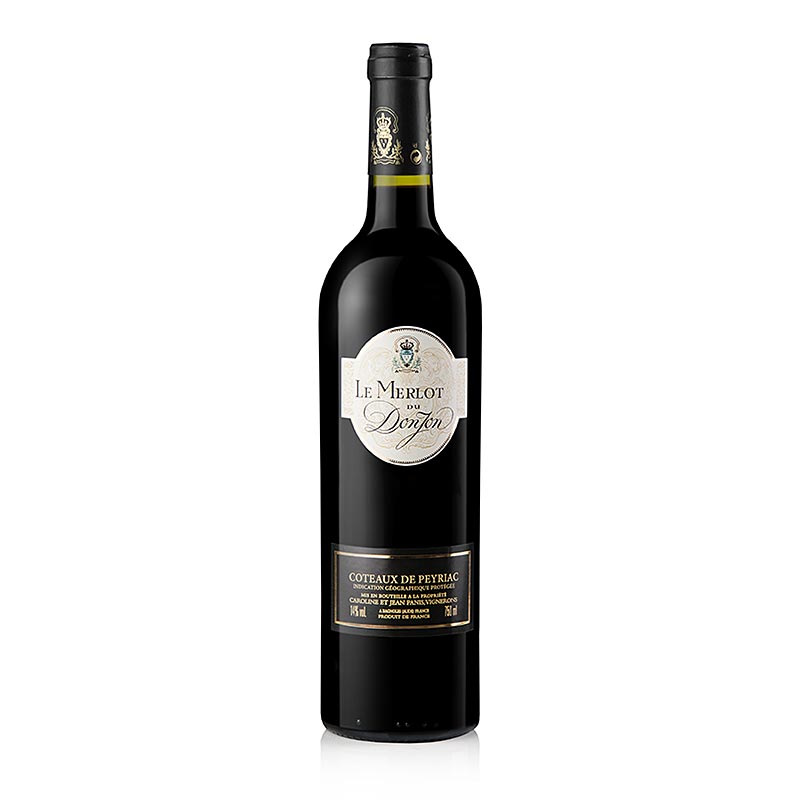 2022 Le Merlot, Merlot, Barrique, wytrawne, 14,5% obj., Chateau du Donjon - 750 ml - Butelka 2022 Le Merlot, Merlot, Barrique, wytrawne, 14,5% obj., Chateau du Donjon - 750 ml - Butelka