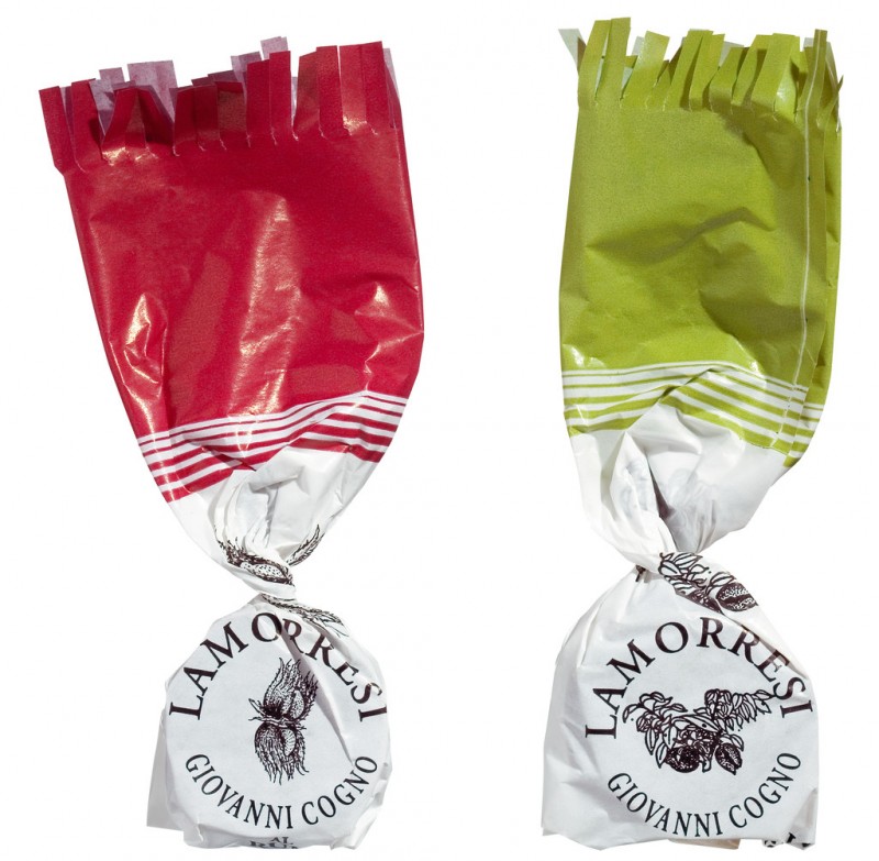 Lamorresi misti, sacchetto, pralines fourrees a la creme de grappa, Cogno - 200g - sac Lamorresi misti, sacchetto, pralines fourrees a la creme de grappa, Cogno - 200g - sac