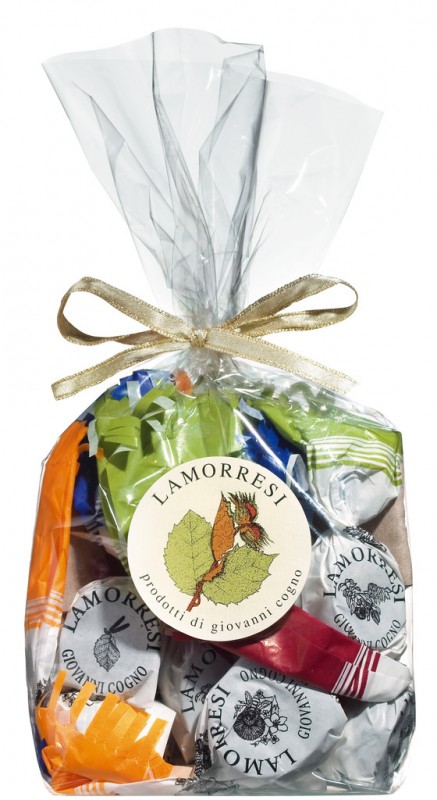 Lamorresi misti, sacchetto, pralines fourrees a la creme de grappa, Cogno - 200g - sac Lamorresi misti, sacchetto, pralines fourrees a la creme de grappa, Cogno - 200g - sac