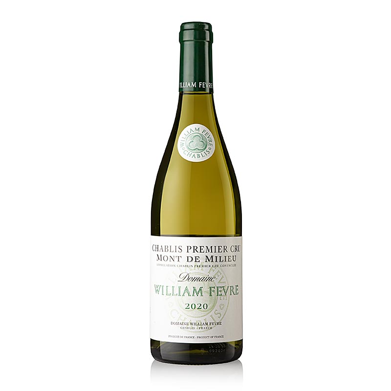 2020 Chablis 1. Cru Mont de Milieu, toerr, 12,5 % vol., William Fevre - 750 ml - Flaske