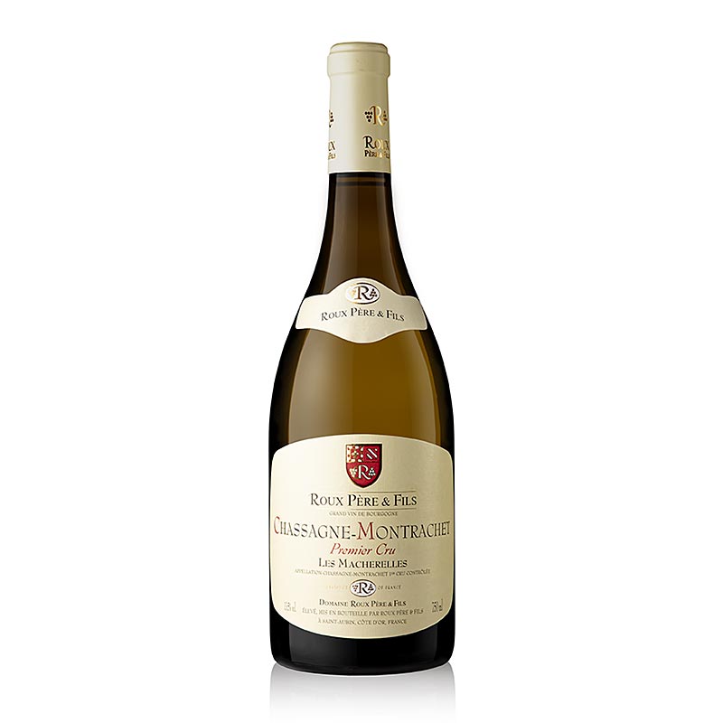 Chassagne 2022 - Montrachet 1.Cru Macherelles, kering, % vol., Roux - 750 ml - Botol