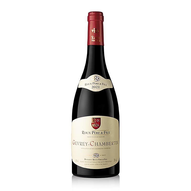 Vino rosso Gevrey-Chambertin 2021, secco, 13,5% vol., Roux - 750 ml - Bottiglia Vino rosso Gevrey-Chambertin 2021, secco, 13,5% vol., Roux - 750 ml - Bottiglia