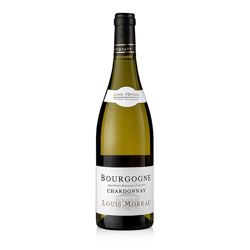 2023 Bourgogne Chardonnay AC Bourgogne, witte wijn, droog, 12,5% vol., L. Moreau - 750 ml - Fles 2023 Bourgogne Chardonnay AC Bourgogne, witte wijn, droog, 12,5% vol., L. Moreau - 750 ml - Fles