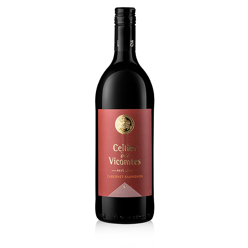 2023 Cabernet Sauvignon, kering, 13% vol., Celliers Vicomtes - 1 liter - Botol 2023 Cabernet Sauvignon, kering, 13% vol., Celliers Vicomtes - 1 liter - Botol