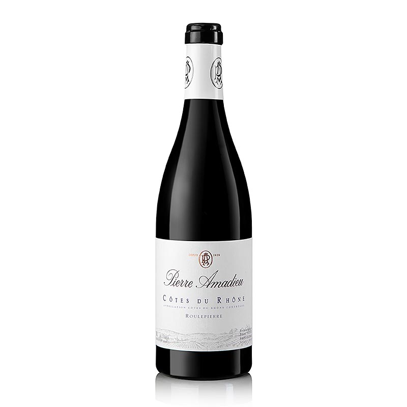 2018 Cotes du Rhone Roulepierre, wytrawne, 14% obj., Pierre Amadieu - 750 ml - Butelka 2018 Cotes du Rhone Roulepierre, wytrawne, 14% obj., Pierre Amadieu - 750 ml - Butelka