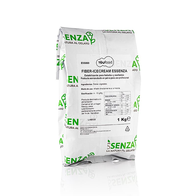 Fibra - Stabilizzante per gelato, Essenza - 1 chilogrammo - borsa