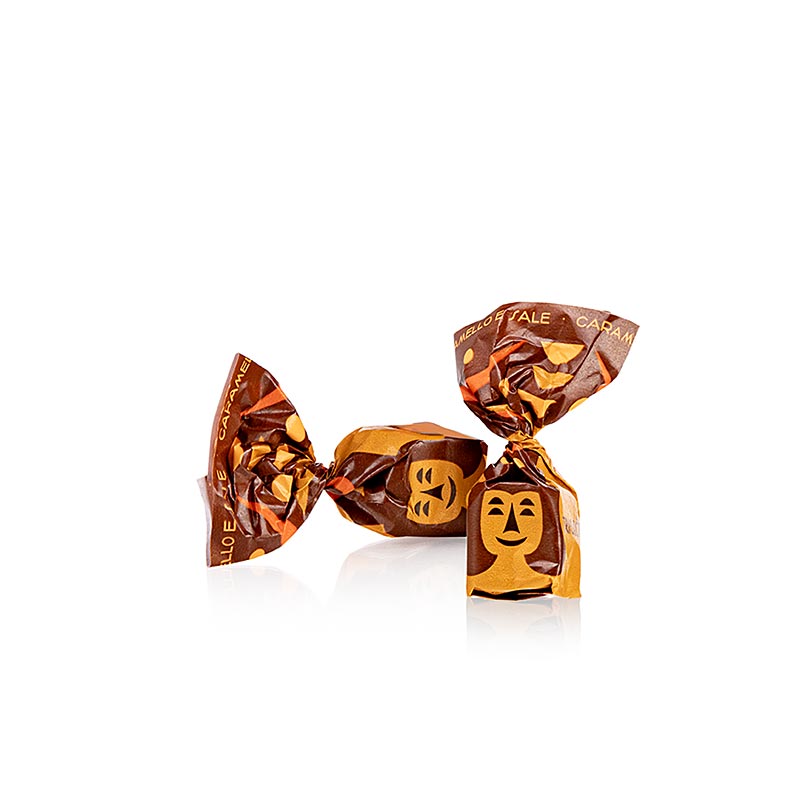 Mini praline s tartufi iz Tartuflanghe - Dolce dAlba CARAMELLO in AKCIJA, karamela / Guerande - sol, pribl. 7g - 1 kg - torba