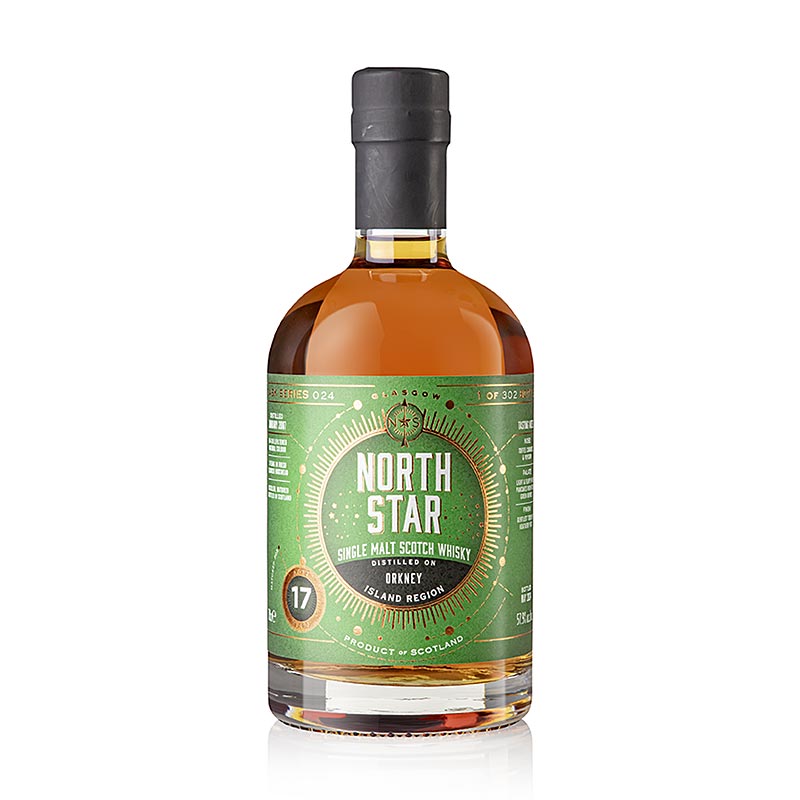 Wiski Malt Tunggal Semangat Bintang Utara Orkney Oloroso 2007-2024, 57.9% jld. - 700 ml - Botol Wiski Malt Tunggal Semangat Bintang Utara Orkney Oloroso 2007-2024, 57.9% jld. - 700 ml - Botol