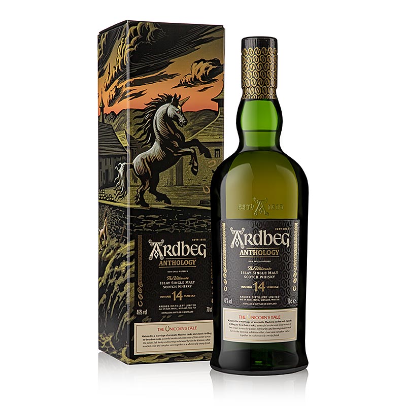 Ardbeg Anthology Unicorn`s Tale 14 Yil Tek Malt Islay Viski 46.0% Hacim 0.7 - 700 ml - Sise Ardbeg Anthology Unicorn`s Tale 14 Yil Tek Malt Islay Viski 46.0% Hacim 0.7 - 700 ml - Sise