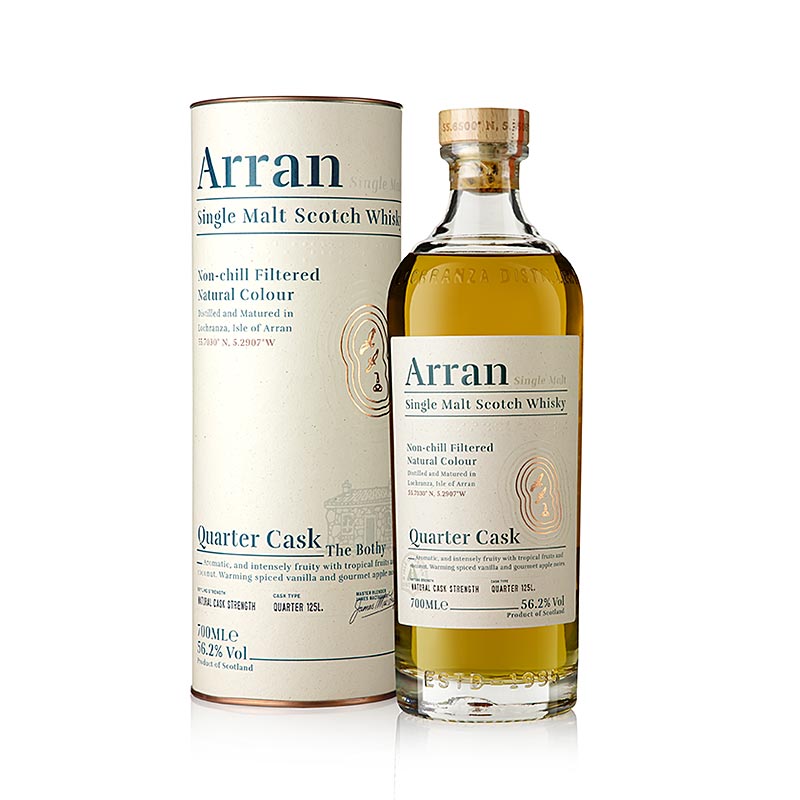 Single Malt Whisky Arran The Bothy Quarter Cask, 56,2 % obj., Skotsko - 700 ml - Flasa Single Malt Whisky Arran The Bothy Quarter Cask, 56,2 % obj., Skotsko - 700 ml - Flasa