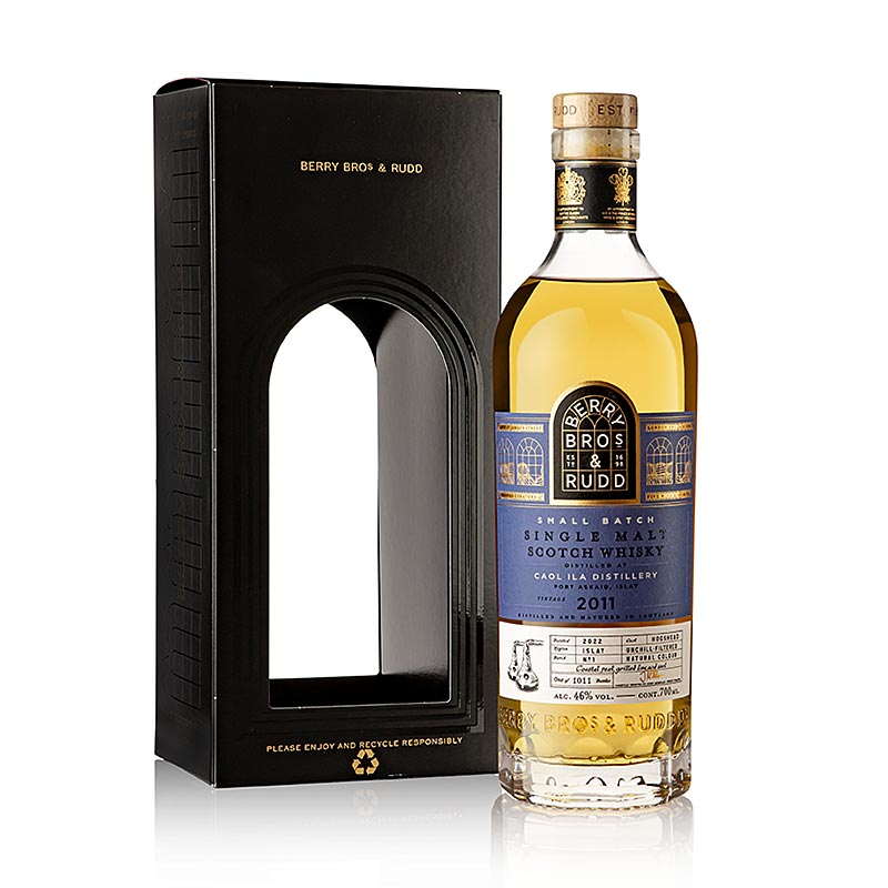 Single Malt Whisky Caol Ila 2011 / 2022 Berry Brothers, 46 % obj., Islay - 700 ml - Flasa Single Malt Whisky Caol Ila 2011 / 2022 Berry Brothers, 46 % obj., Islay - 700 ml - Flasa