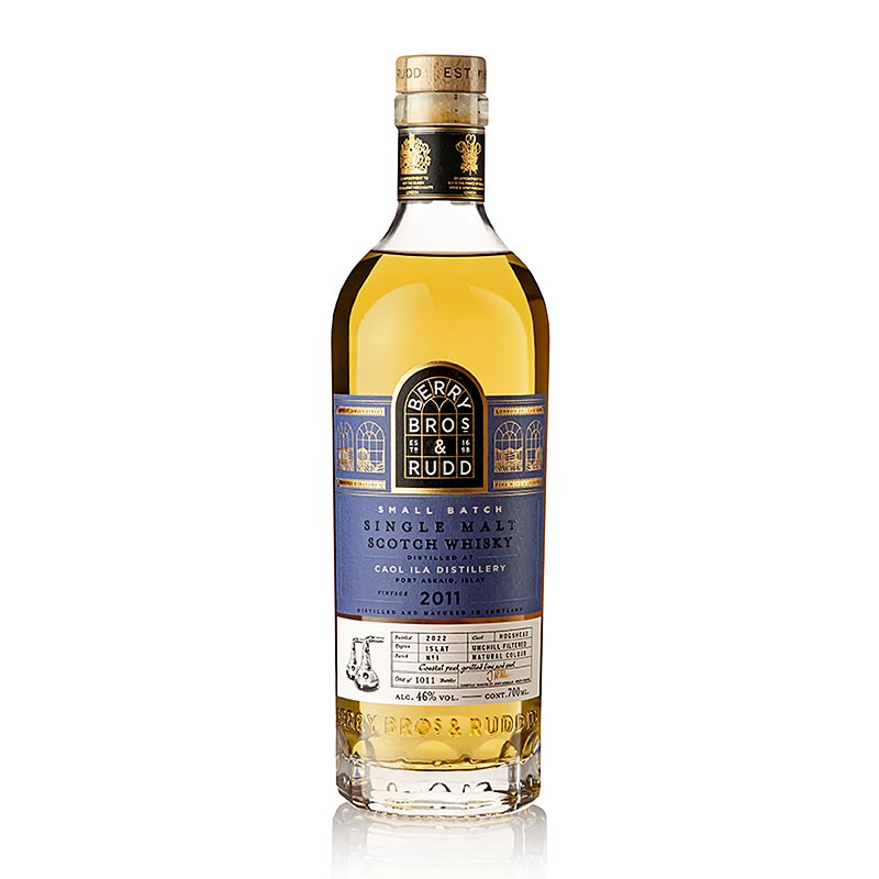 Single Malt Whisky Caol Ila 2011 / 2022 Berry Brothers, 46 % obj., Islay - 700 ml - Flasa Single Malt Whisky Caol Ila 2011 / 2022 Berry Brothers, 46 % obj., Islay - 700 ml - Flasa