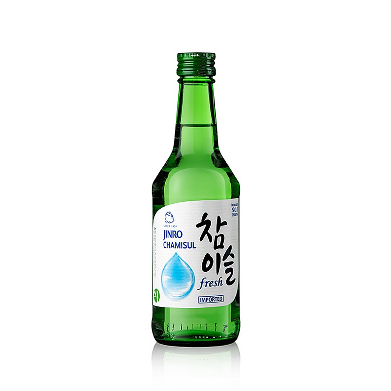 Soju Chamisul Fresh, koreanska brandy, 16,5% obj., Jinro - 350 ml - Butelka Soju Chamisul Fresh, koreanska brandy, 16,5% obj., Jinro - 350 ml - Butelka