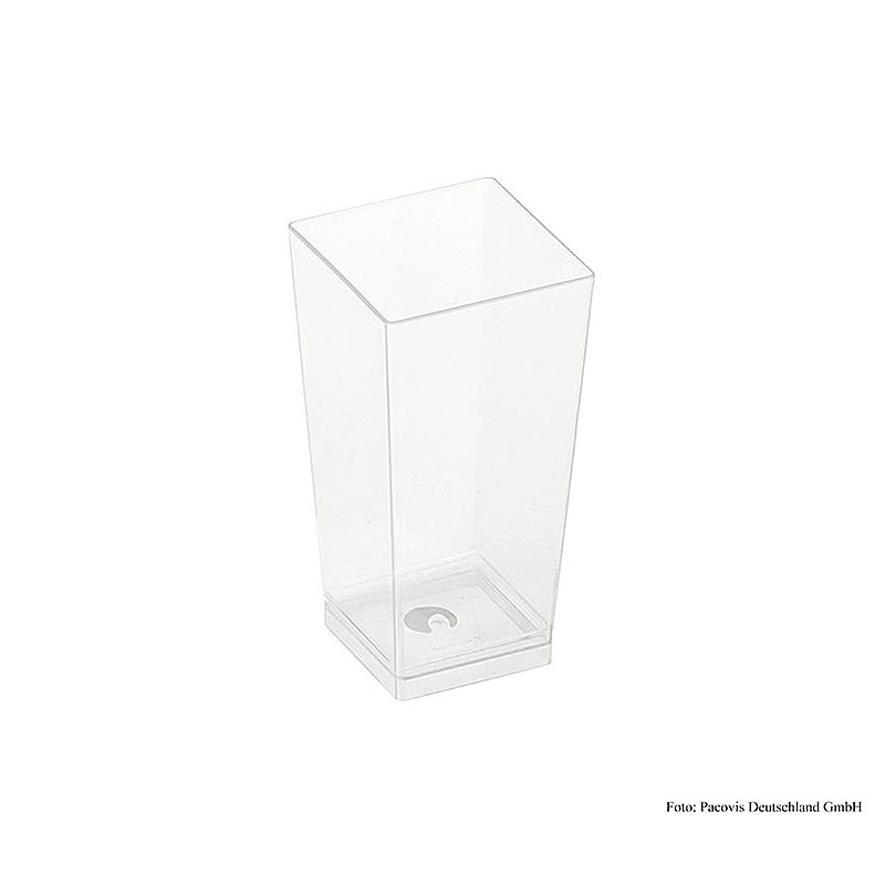 Tazza monouso Naturesse Kova trasparente, 100 ml, 4x4x8,2 cm, PLA - 50 pezzi - borsa Tazza monouso Naturesse Kova trasparente, 100 ml, 4x4x8,2 cm, PLA - 50 pezzi - borsa