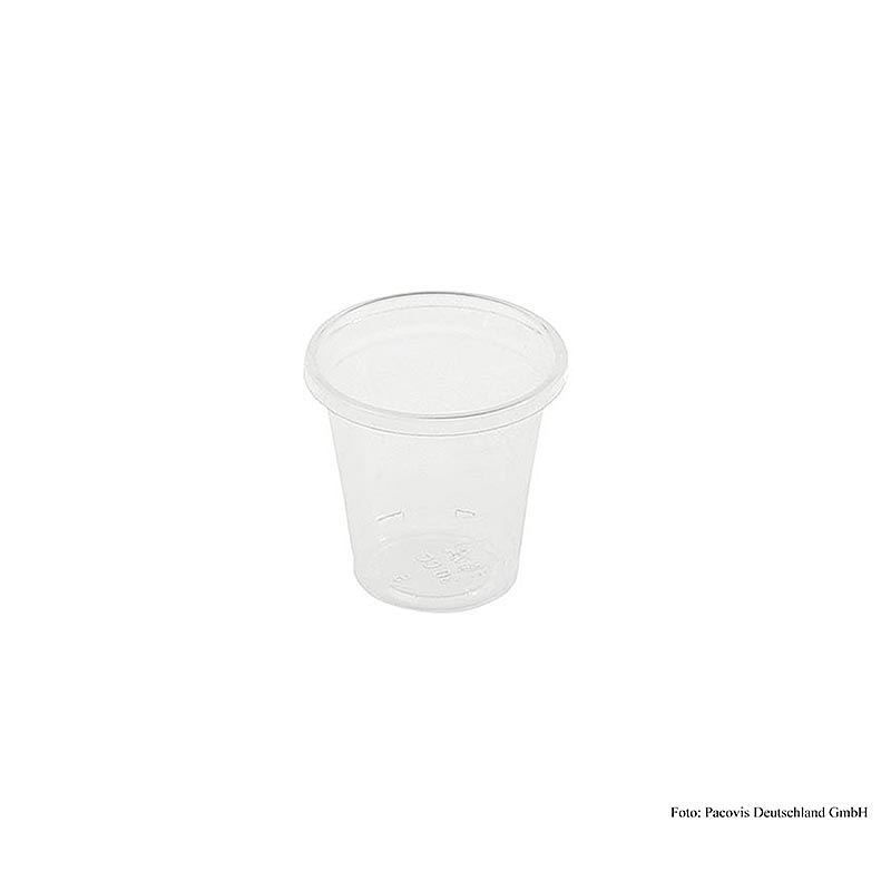 Engangs Naturesse snapsglas PLA, klar, 30ml, o 4,6cm - 3 000 stycken - Kartong Engangs Naturesse snapsglas PLA, klar, 30ml, o 4,6cm - 3 000 stycken - Kartong