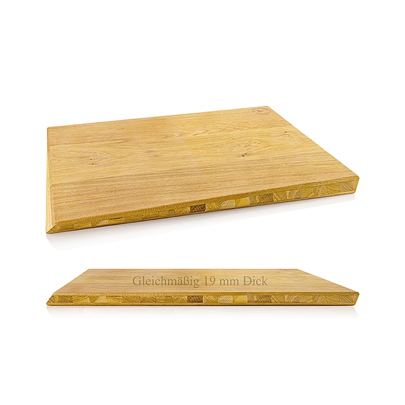 Design Eichen Schneidebrett M, 430x300x19mm, Mario Kotaska - 1 Stück - Lose Design Eichen Schneidebrett M, 430x300x19mm, Mario Kotaska - 1 Stück - Lose