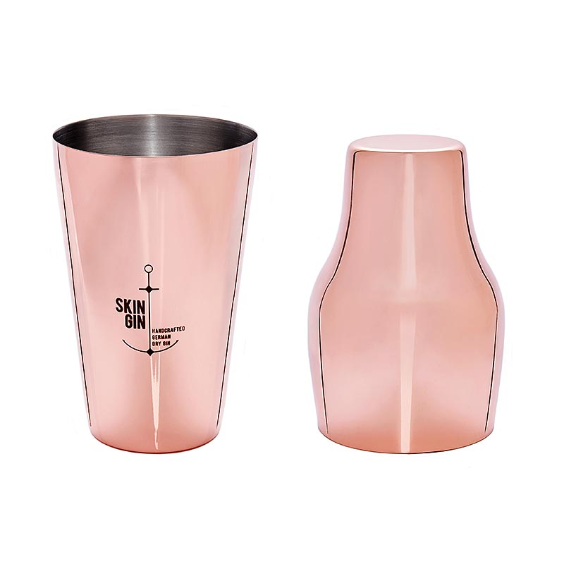 Gin Kulit - shaker dalam rupa tembaga, 500ml - 1 keping - kadbod Gin Kulit - shaker dalam rupa tembaga, 500ml - 1 keping - kadbod