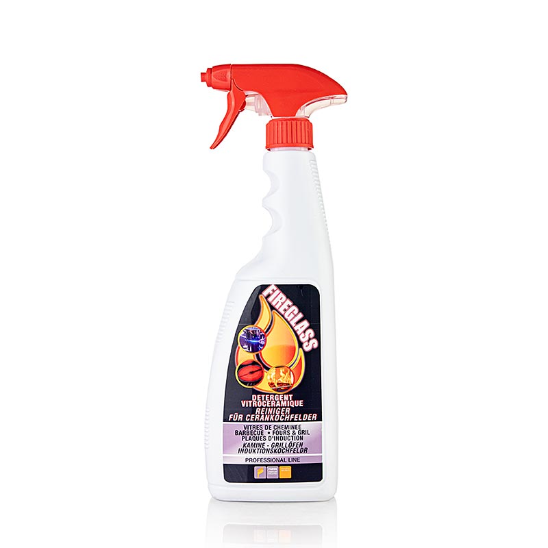 Netejador de graella i fogons Fireglass amb capcal d`aspersio, Herold - 750 ml - Ampolla de PE Netejador de graella i fogons Fireglass amb capcal d`aspersio, Herold - 750 ml - Ampolla de PE