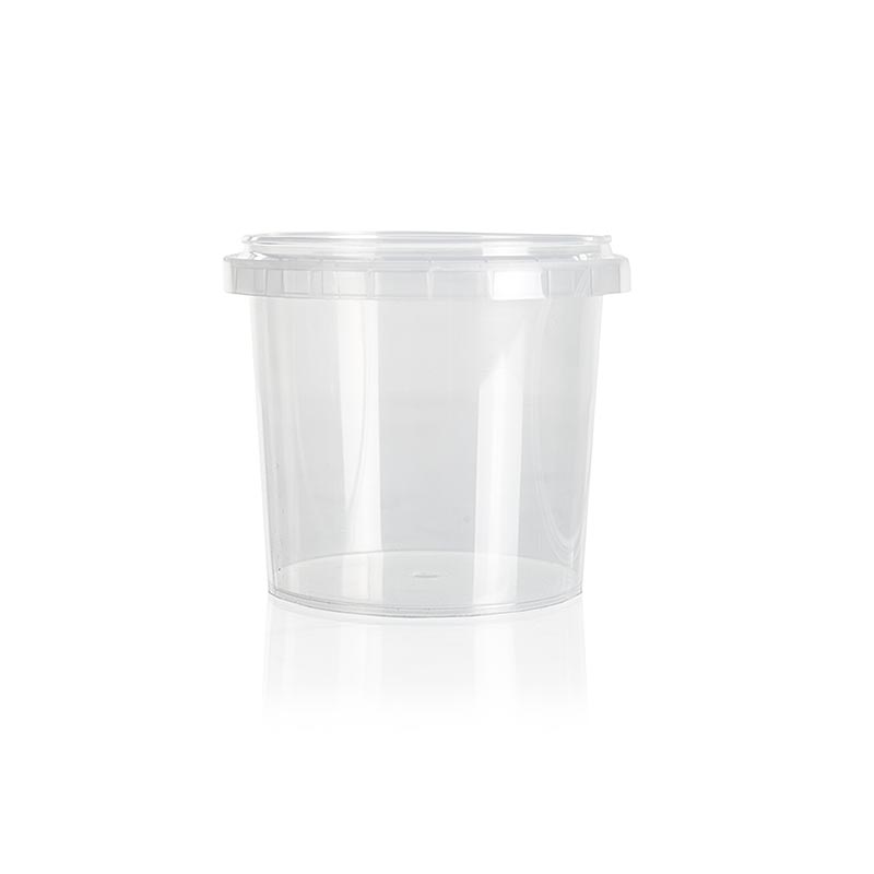 Plastic container Circlecup, round, WITHOUT lid, o 95x85mm, 370ml - 1 piece - Cardboard