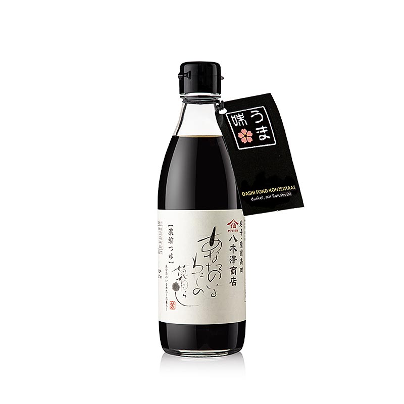 Dashi Fond Concentrate, escuro, com Katsobushi (Bonito), Jagisawa Japao - 360 ml - Vidro Dashi Fond Concentrate, escuro, com Katsobushi (Bonito), Jagisawa Japao - 360 ml - Vidro
