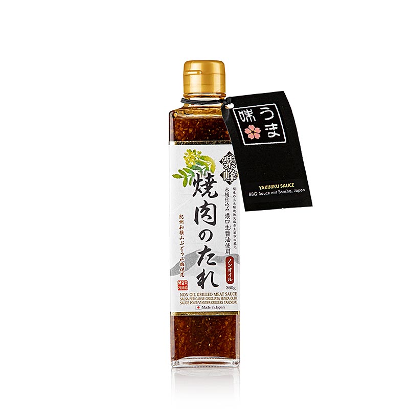 Salsa Yakiniku - Salsa de barbacoa con Sansho, Shibanuma, Japon - 300 ml - Botella Salsa Yakiniku - Salsa de barbacoa con Sansho, Shibanuma, Japon - 300 ml - Botella