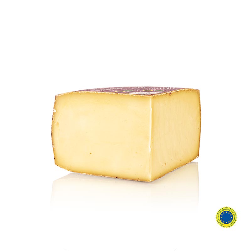 Trollinger souabe, fromage a pate mi-dure, quart de pain, bio - environ 1 000 g - film Trollinger souabe, fromage a pate mi-dure, quart de pain, bio - environ 1 000 g - film