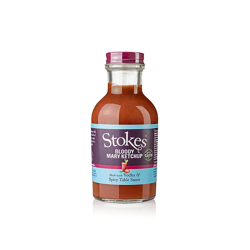 Stokes Bloody Mary Tomato Ketchup, krydret - 256 ml - Flaske Stokes Bloody Mary Tomato Ketchup, krydret - 256 ml - Flaske