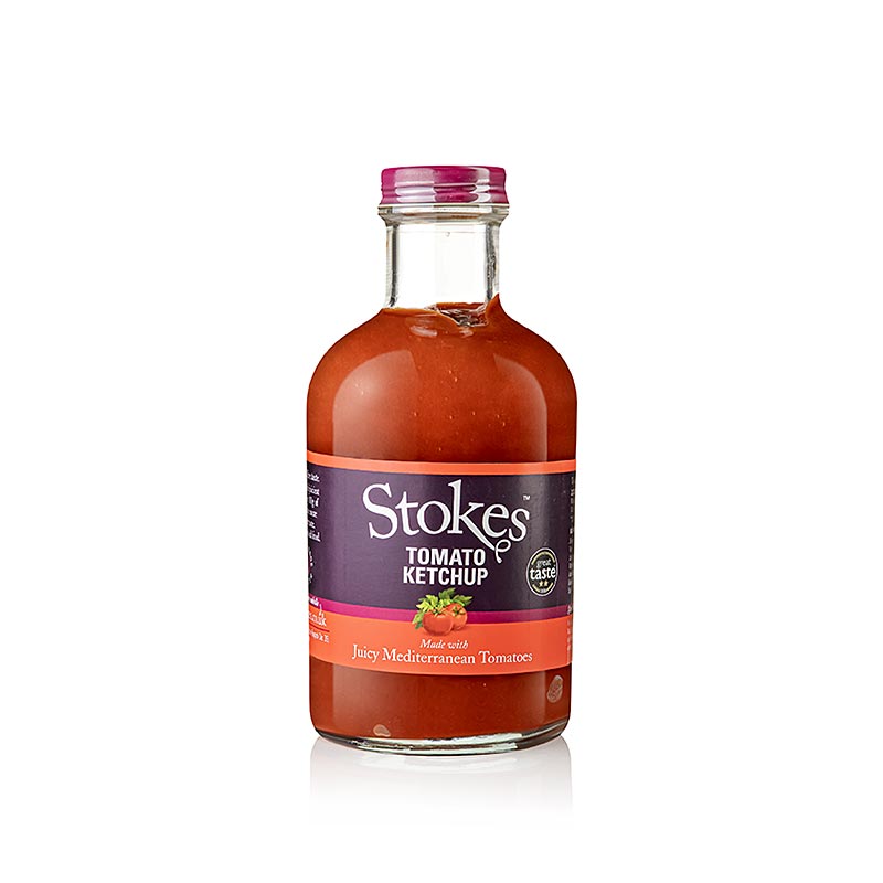 Ketchup de tomate real Stokes - 490ml - Garrafa Ketchup de tomate real Stokes - 490ml - Garrafa