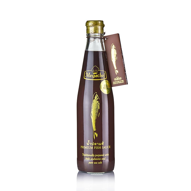 Sauce de poisson, sans gluten, méga chef - 500 ml - bouteille Sauce de poisson, sans gluten, méga chef - 500 ml - bouteille