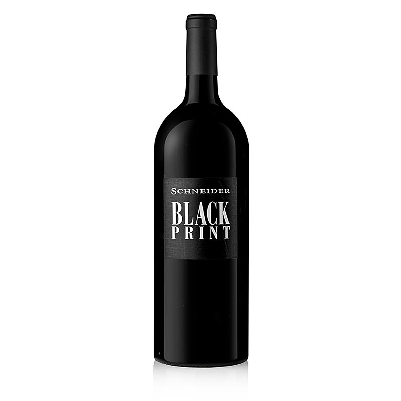 2022 Black Print red wine cuvee QW, kering, % vol., Schneider, Magnum - 1,5 liter - Botol 2022 Black Print red wine cuvee QW, kering, % vol., Schneider, Magnum - 1,5 liter - Botol